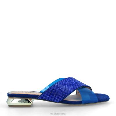 Menbur mujer almese 204L287 zapato casual elegante azul medio