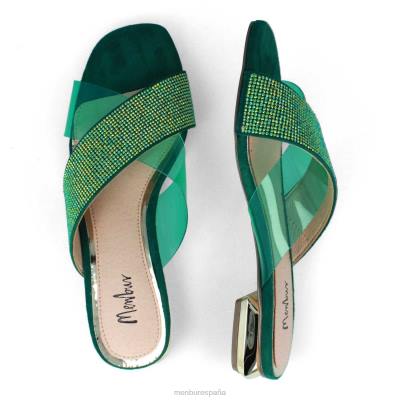 Menbur mujer almese 204L3177 zapato casual elegante verde