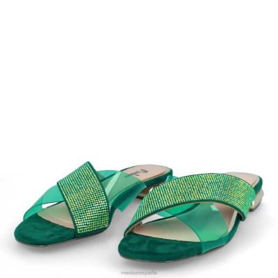 Menbur mujer almese 204L3177 zapato casual elegante verde