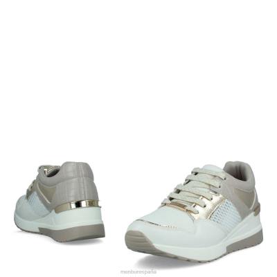 Menbur mujer alsia 204L521 zapato casual elegante blanco