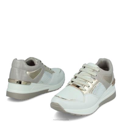 Menbur mujer alsia 204L521 zapato casual elegante blanco