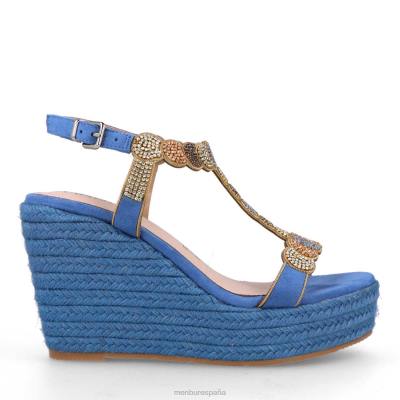 Menbur mujer altieri 204L3220 zapato casual elegante azul claro