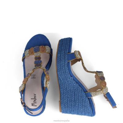 Menbur mujer altieri 204L3220 zapato casual elegante azul claro