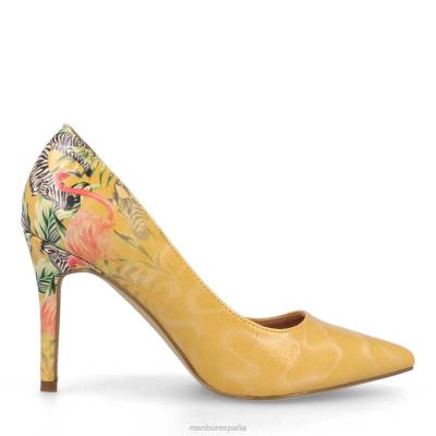 Menbur mujer alvi 204L3364 zapato casual elegante amarillo