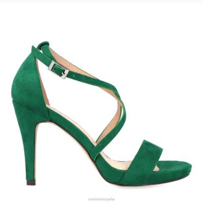 Menbur mujer ancarano 204L3229 zapato casual elegante verde