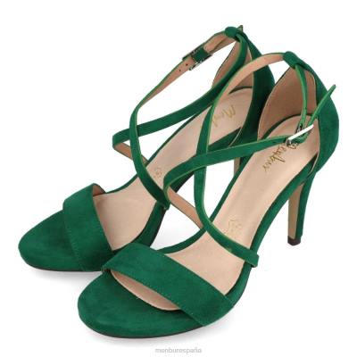 Menbur mujer ancarano 204L3229 zapato casual elegante verde