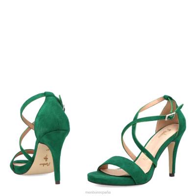 Menbur mujer ancarano 204L3229 zapato casual elegante verde