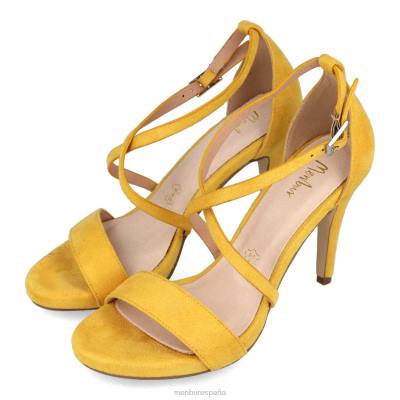 Menbur mujer ancarano 204L3230 zapato casual elegante amarillo