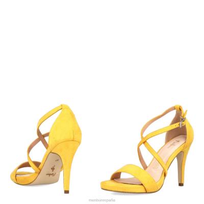 Menbur mujer ancarano 204L3230 zapato casual elegante amarillo