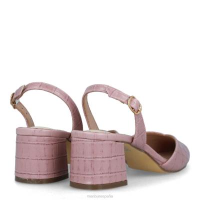 Menbur mujer anela 204L3066 zapato casual elegante maquillaje rosa