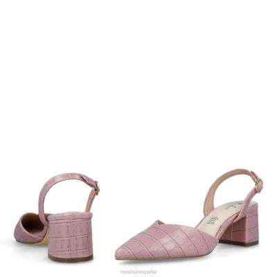 Menbur mujer anela 204L3066 zapato casual elegante maquillaje rosa