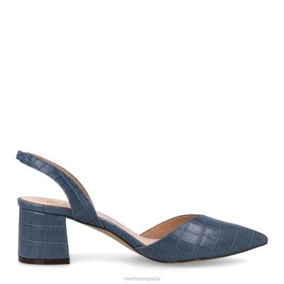 Menbur mujer anela 204L3067 zapato casual elegante azul medio