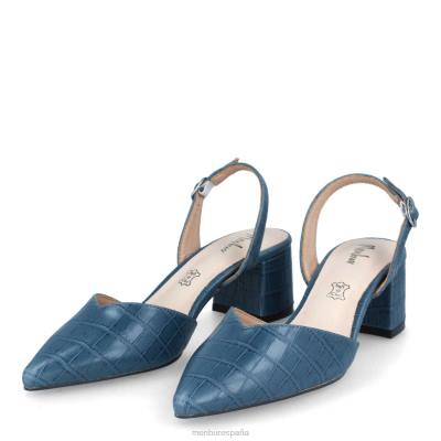 Menbur mujer anela 204L3067 zapato casual elegante azul medio