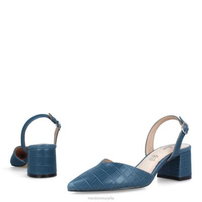 Menbur mujer anela 204L3067 zapato casual elegante azul medio