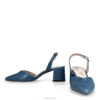 Menbur mujer anela 204L3067 zapato casual elegante azul medio