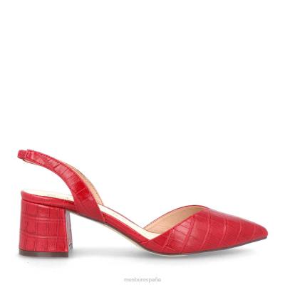 Menbur mujer anela 204L3068 zapato casual elegante rojo