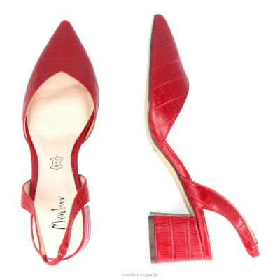 Menbur mujer anela 204L3068 zapato casual elegante rojo