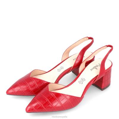 Menbur mujer anela 204L3068 zapato casual elegante rojo