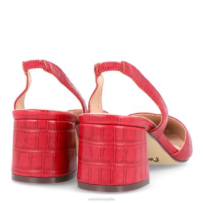 Menbur mujer anela 204L3068 zapato casual elegante rojo