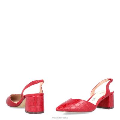 Menbur mujer anela 204L3068 zapato casual elegante rojo