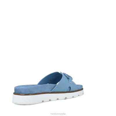 Menbur mujer antares 204L2949 zapato casual elegante azul claro