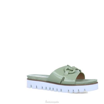 Menbur mujer antares 204L2951 zapato casual elegante verde