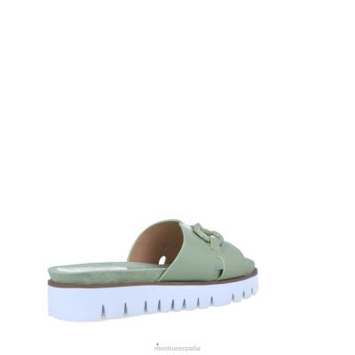 Menbur mujer antares 204L2951 zapato casual elegante verde