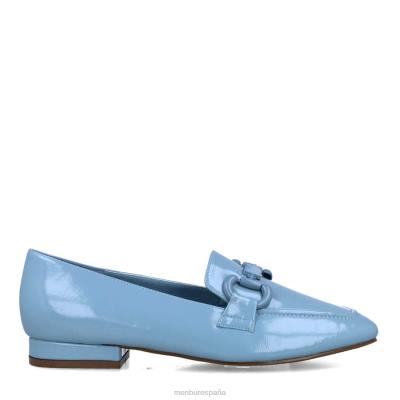 Menbur mujer antares 204L3489 zapato casual elegante azul claro