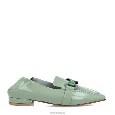 Menbur mujer antares 204L3491 zapato casual elegante verde