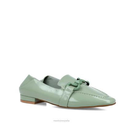 Menbur mujer antares 204L3491 zapato casual elegante verde