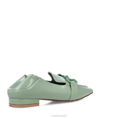 Menbur mujer antares 204L3491 zapato casual elegante verde