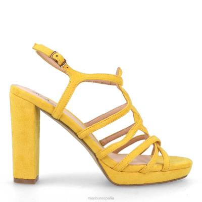 Menbur mujer anterselva 204L3239 zapato casual elegante amarillo