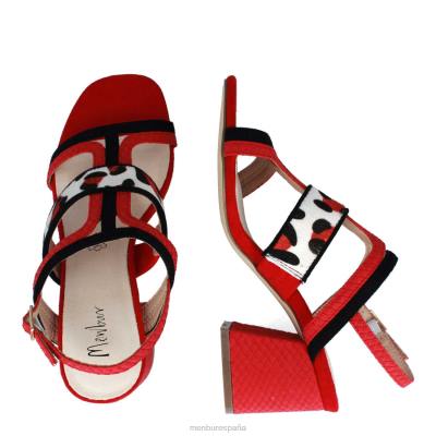 Menbur mujer antona 204L3565 zapato casual elegante rojo