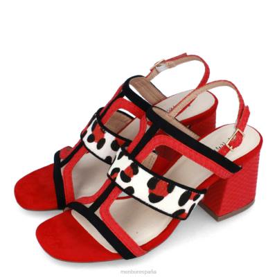 Menbur mujer antona 204L3565 zapato casual elegante rojo