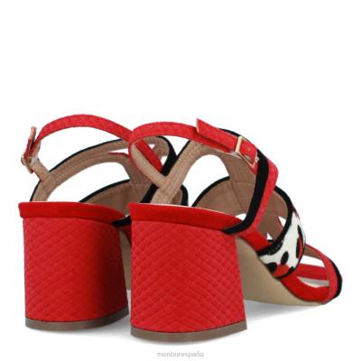 Menbur mujer antona 204L3565 zapato casual elegante rojo