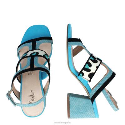 Menbur mujer antona 204L3566 zapato casual elegante azul claro