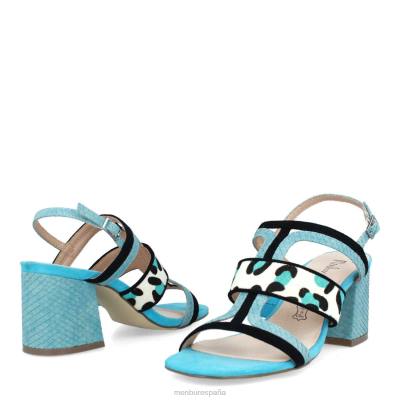 Menbur mujer antona 204L3566 zapato casual elegante azul claro