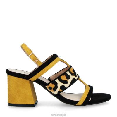 Menbur mujer antona 204L490 zapato casual elegante amarillo