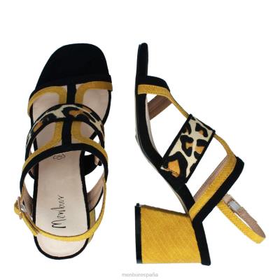 Menbur mujer antona 204L490 zapato casual elegante amarillo