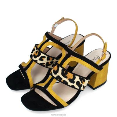 Menbur mujer antona 204L490 zapato casual elegante amarillo