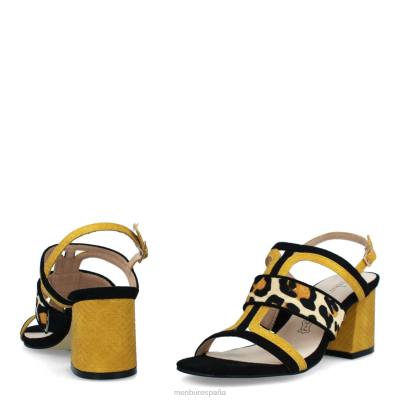 Menbur mujer antona 204L490 zapato casual elegante amarillo