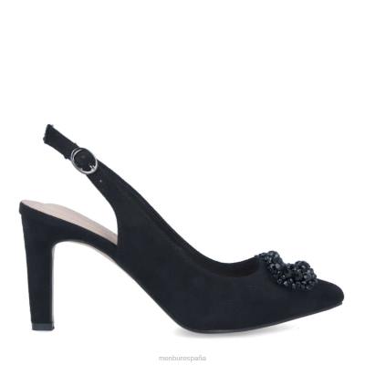 Menbur mujer antronapiana 204L3517 zapato casual elegante negro