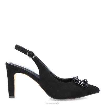 Menbur mujer antronapiana 204L3517 zapato casual elegante negro