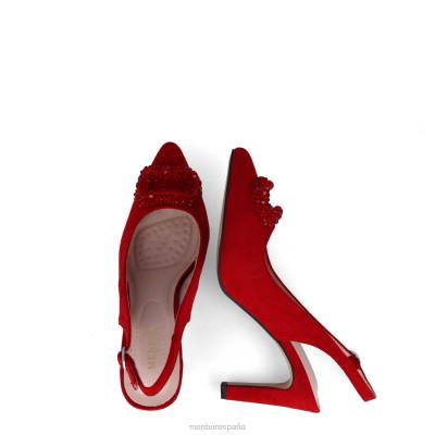 Menbur mujer antronapiana 204L464 zapato casual elegante rojo