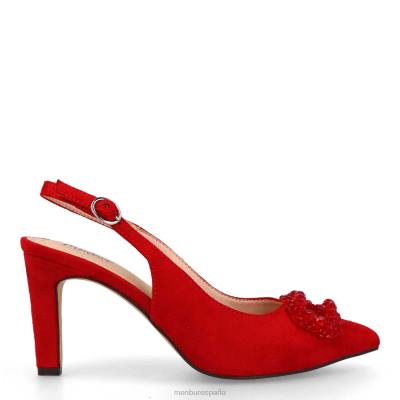 Menbur mujer antronapiana 204L464 zapato casual elegante rojo