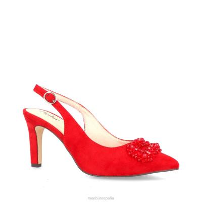 Menbur mujer antronapiana 204L464 zapato casual elegante rojo