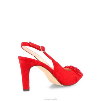 Menbur mujer antronapiana 204L464 zapato casual elegante rojo