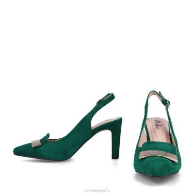 Menbur mujer anzano 204L3056 zapato casual elegante verde