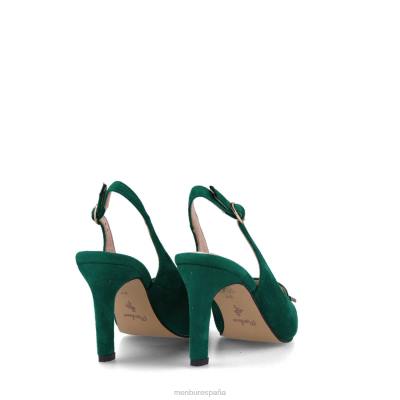 Menbur mujer anzano 204L3056 zapato casual elegante verde