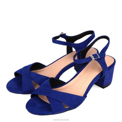 Menbur mujer aprical 204L3341 zapato casual elegante azul medio